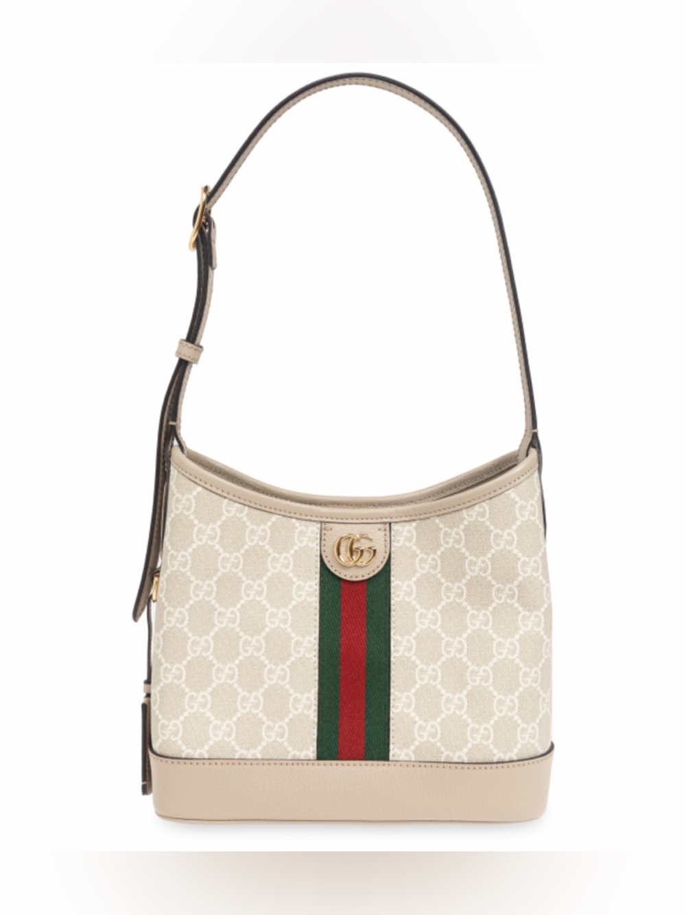 GUCCI Ophidia small GG web stripe shoulder bag